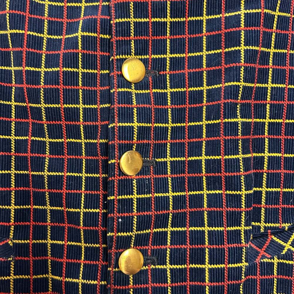 Vintage Bud Berma Originals Plaid Corduroy Vest - Picture 2 of 12